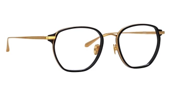 Linda Farrow LFL1246 Danilo style-color 001 Yellow Gold / Black