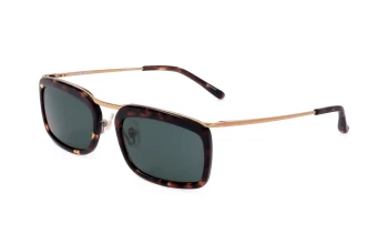 Dries Van Noten by Linda Farrow DVN74 style-color Tortoiseshell / BLUE Lens
