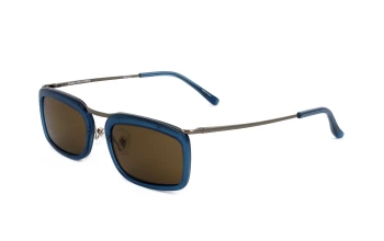 Dries Van Noten by Linda Farrow DVN74 style-color Blue / BROWN Lens