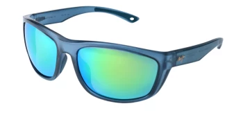Maui Jim NUU LANDING style-color Matte Teal With Aquamarine Rubber / MAUIGreen Lens