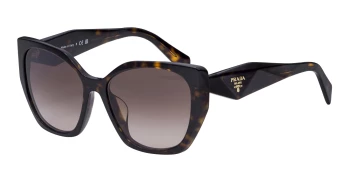 Prada PR 19ZSF Asian Fit style-color 2AU6S1 Tortoise / Brown Gradient Lens