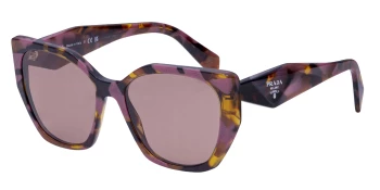 Prada PR 19ZS style-color 18N10D Tortoise Cognac Begonia / Light Brown Lens