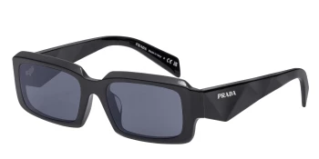 Prada PR 27ZSF style-color 16K08Z Black / Dark Grey Lens