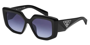 Prada PR 14ZSF Asian Fit style-color 1AB09S Black / Grey Gradient Lens