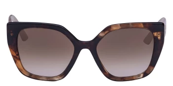 Prada PR 24XS style-color 07R0A6 Caramel Tortoise / Brown Gradient Lens