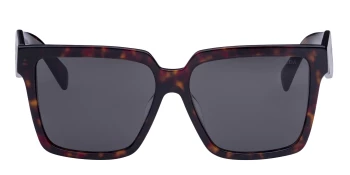 Prada PR 24ZSF style-color 17N40L Root Tortoise / Dark Grey Lens