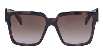 Prada PR 24ZS style-color 23A0A6 Mauve Tortoise / Brown Gradient Lens