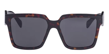 Prada PR 24ZS style-color 17N40L Root Tortoise / Dark Grey Lens