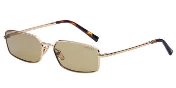 Prada PR A60S style-color 5AK70G Gold / Green Olive Lens