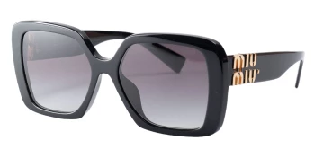Miu Miu MU 10YS style-color 1AB5D1 Black / Grey Gradient Lens