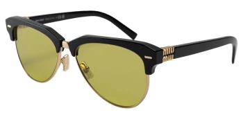 Miu Miu MU 09ZS style-color 1AB07O Black / Olive Green Lens