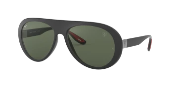 Ray-Ban RB4310M FERRARI style-color F60271 Matte Black / green Lens