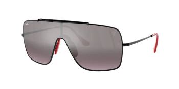 Ray-Ban RB3697M style-color F009Y3 Black / Violet Mirror Gradient Silver Lens