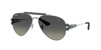 Ray-Ban RB3762M style-color F12311 Silver / Grey Gradient Lens