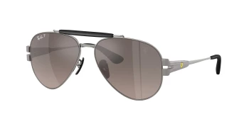 Ray-Ban RB3762M style-color F1245J Gunmetal / Grey Gradient Polar Chromance Lens