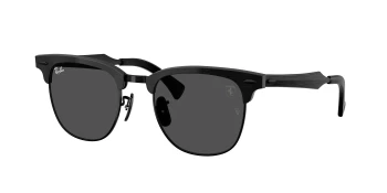 Ray-Ban RB3807M style-color F111B1 Brushed Black On Black / Dark Grey Lens