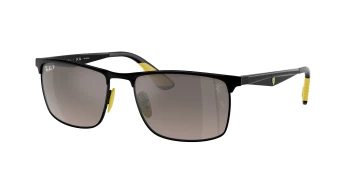 Ray-Ban RB3726M style-color F0885J Black On Black / Grey Chromance Lens