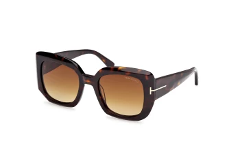Tom Ford FT1220 CARLA-02 style-color 52F Dark Havana / Dark Havana / gradient brown gradient brown Lens