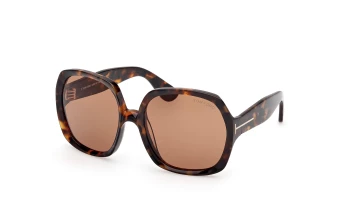 Tom Ford FT1221 Saffron style-color 52E Dark Havana / Dark Havana / brown brown Lens