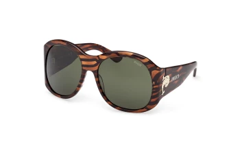 Emilio Pucci EP0233 style-color 56N Havana / Texture / Havana / Texture / green green Lens