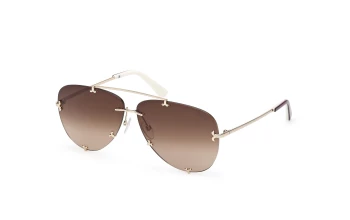 Emilio Pucci EP0236 style-color 32F Shiny Pale Gold / Shiny Pale Gold / gradient brown gradient brown Lens