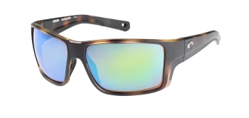 Costa Del Mar 6S9080 REEFTON PRO 06S9080 style-color 908015 Matte Tortoise / Green Mirror Lightwave Glass Lens