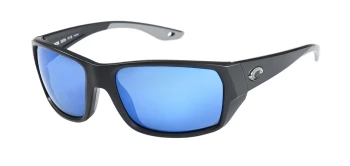 Costa Del Mar 6S9113 TAILFIN 06S9113 style-color 911308 Matte Black / Blue Mirror Polycarbonate Lens