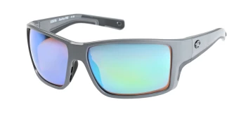 Costa Del Mar 6S9080 REEFTON PRO 06S9080 style-color 908008 Matte Gray / Green Mirror Lightwave Glass Lens
