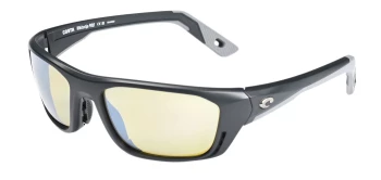 Costa Del Mar 6S9115 WHITETIP PRO 06S9115 style-color 911505 Matte Black / Sunrise Silver Mirror Lightwave Glass Lens