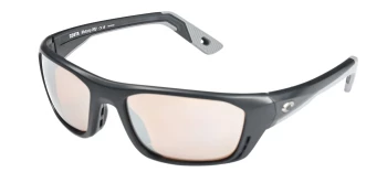 Costa Del Mar 6S9115 WHITETIP PRO 06S9115 style-color 911503 Matte Black / Copper Silver Mirror Lightwave Glass Lens