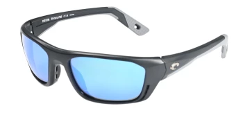 Costa Del Mar 6S9115 WHITETIP PRO 06S9115 style-color 911501 Matte Black / Blue Mirror Lightwave Glass Lens