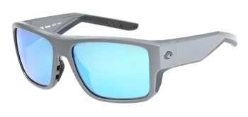 Costa Del Mar 6S9116 TAXMAN 06S9116 style-color 911607 Matte Gray / Blue Mirror Lightwave Glass Lens