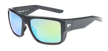 Costa Del Mar 6S9116 TAXMAN 06S9116 style-color 911602 Matte Black / Green Mirror Lightwave Glass Lens