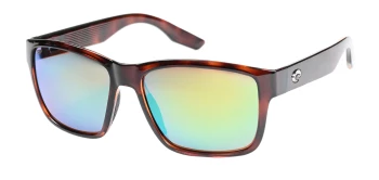 Costa Del Mar 6S9049 PAUNCH 06S9049 style-color 904906 Tortoise / Green Mirror Polycarbonate Lens