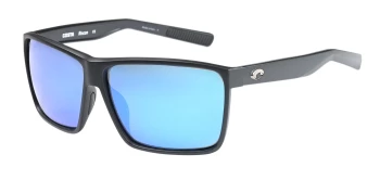 Costa Del Mar 6S9018 RINCON 06S9018 style-color 901835 Matte Black / Blue Mirror Lightwave Glass Lens