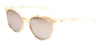 Costa Del Mar 6S2008 ISLA 06S2008 style-color 200811 Shiny Seashell / Copper Silver Mirror Lightwave Glass Lens