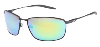 Costa Del Mar 6S6009 TURRET 06S6009 style-color 600903 Matte Black / Green Mirror Polycarbonate Lens