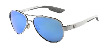 Costa Del Mar 6S4006 LORETO 06S4006 style-color 400614 Palladium / Blue Mirror Lightwave Glass Lens