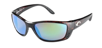 Costa Del Mar 6S9054 FISCH 06S9054 style-color 905415 Tortoise / Green Mirror Lightwave Glass Lens
