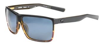 Costa Del Mar 6S9018 RINCON 06S9018 style-color 901809 Black / Shiny Tortoise / Gray Polycarbonate Lens