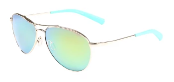 Costa Del Mar 6S6003 PIPER 6S6003_P style-color 600305 Shiny Gold / Green Mirror Polycarbonate Lens