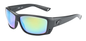 Costa Del Mar 6S9024 CAT CAY 06S9024 style-color 902406 Blackout / Green Mirror Polycarbonate Lens