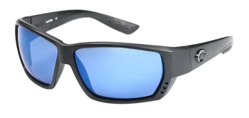 Costa Del Mar 6S9009 TUNA ALLEY 06S9009 style-color 900904 Blackout / Blue Mirror Polycarbonate Lens