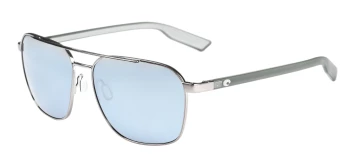 Costa Del Mar 6S4003 WADER 06S4003 style-color 400318 Brushed Gunmetal / Gray Silver Mirror Polycarbonate Lens