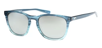 Costa Del Mar 6S2002 SULLIVAN 06S2002 style-color 200204 Shiny Deep Teal Fade / Gray Silver Mirror Lightwave Glass Lens