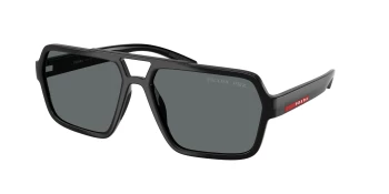 Prada Linea Rossa PS A06SF style-color 1AB02G Black / Polar Dark Grey Lens