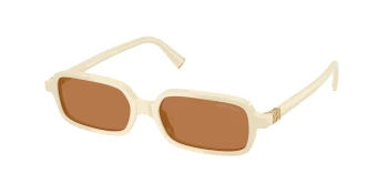 Miu Miu MU 11ZS style-color 21D90Q Milk / Brown Lens