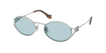 Miu Miu MU 52YS style-color 1BC20R Silver / Light Blue Lens