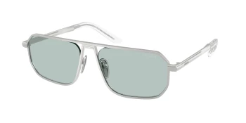 Prada PR A53S style-color 27540N Matte Silver / Azure Lens