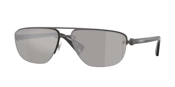 Burberry BE3164 style-color 13166G Matte Grey / Light Grey Mirror Silver Lens